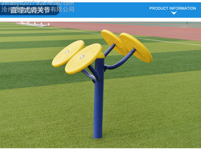 博泰太极揉推器 小区公园广场户外健身路径健身器材太极轮 双人太极推盘 双人肩关节活动器
